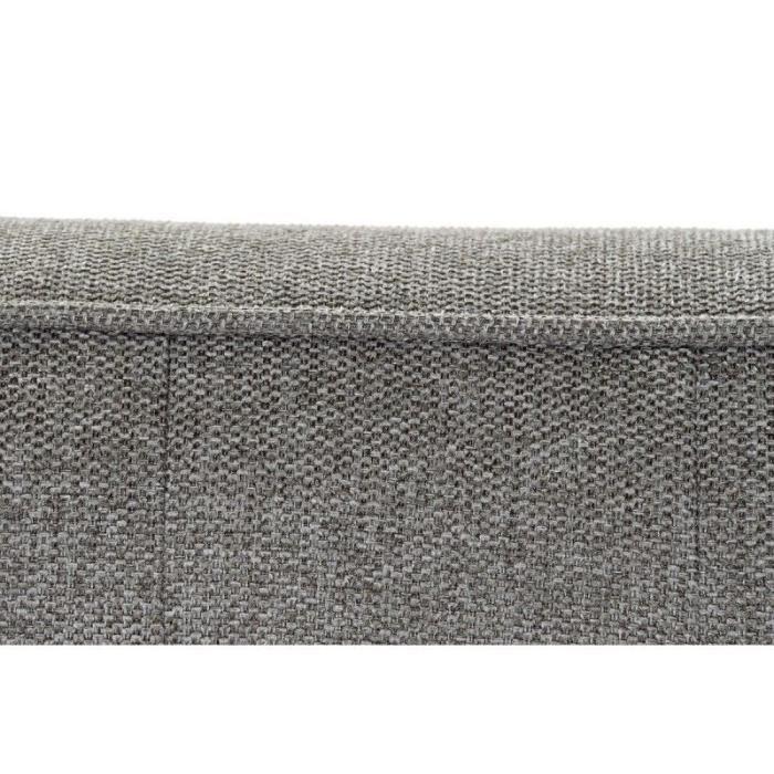 Fauteuil - DKD Home Decor - Thyann - Bois Marron - Lin Gris foncé - 1 place - 80x66x72 cm