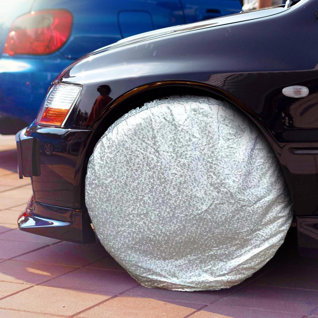 Tire Covers For Trailers Waterproof Wheel Cover For Tire UV-Resistant Protector For Outdoor Summer Travel Truck Camping RV