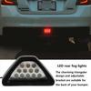 Triangle LED Brake Lights, Motorcycle LED Rear Fog Lights, Rear Tail Lamp Brake Stop