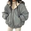 Women's Winter Coat Fleece Lined Reversible Parka Jacket Hooded Zip-Up Coat with Pockets Casual Warm Outerwear