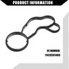 No.11428591460 Oil Cooler Gasket for Mini Cooper 2014-2017 / Inner Engine Oil Filter Adapter Gasket/Durable Rubber / 1Set Black