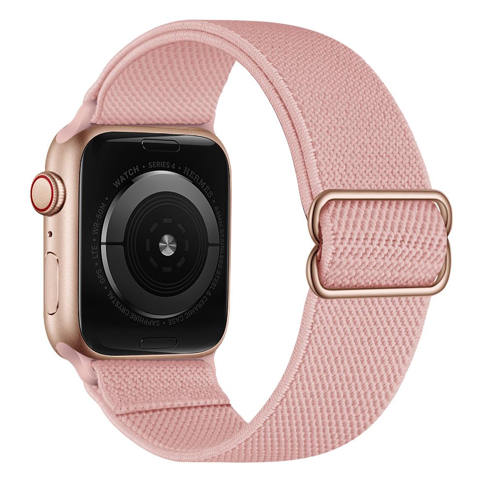Verstellbares gewebtes Polyester-Uhrenarmband Ersatz für Apple Watch Serie 10 9 8 7 SE 6 5 4 3 2 1 42mm 41mm 40mm 38mm