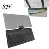 Automotive Sun Visor Panel Car Extender, Anti-glare Night Driving Shield with Faux Leather Organizer Card & Sunglasses Pouch, Universal Vehicle