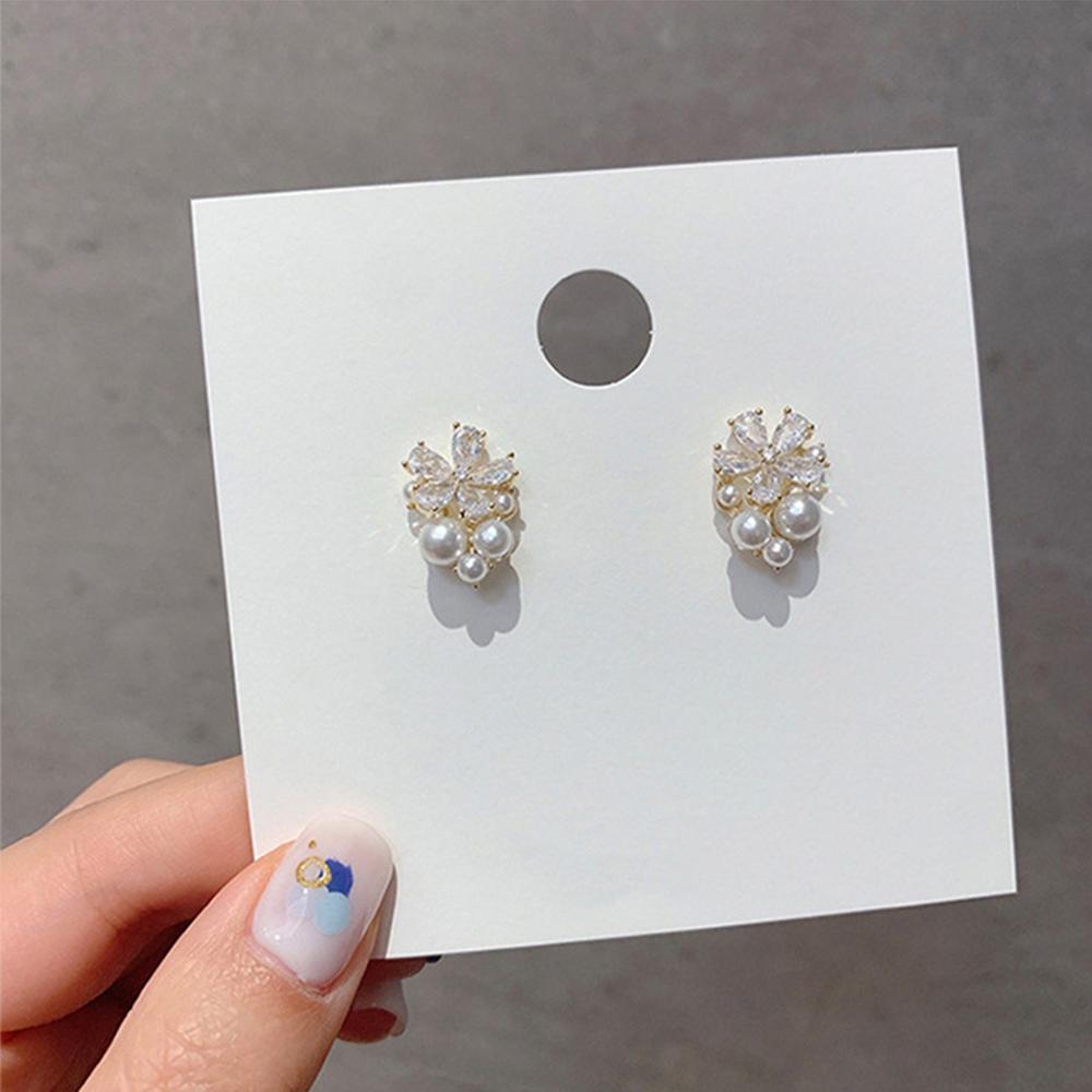 Mini Pearl Simple Elegant Fashion Flower Earrings Fashion Jewelry Stud Earrings Pearl Earrings