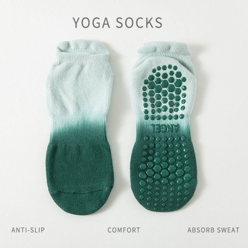 Gradient Color Women Socks Silicone Pilates Sock Fashion Yoga Socks