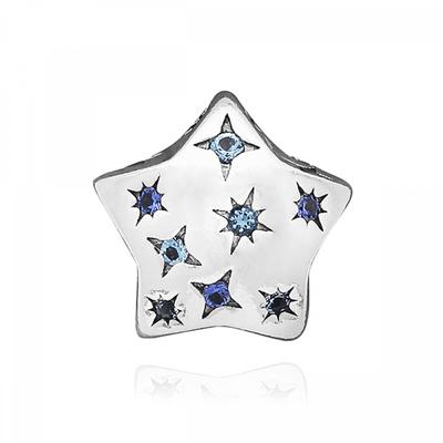 Pandora 792974c01 Charme Étoile Scintillante Audacieuse en Argent