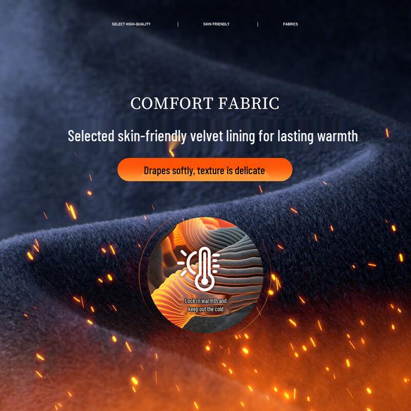 HSTYLE Women's High-Waist Fleece-Lined Wide-Leg Jeans