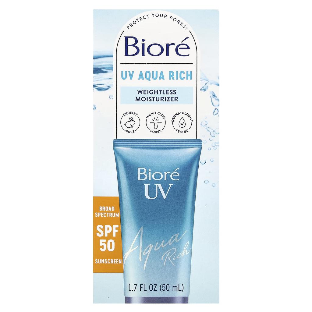Uv Aqua Rich, Weightless Moisturizer, Spf 50, 50Ml(1.7Fl Oz)