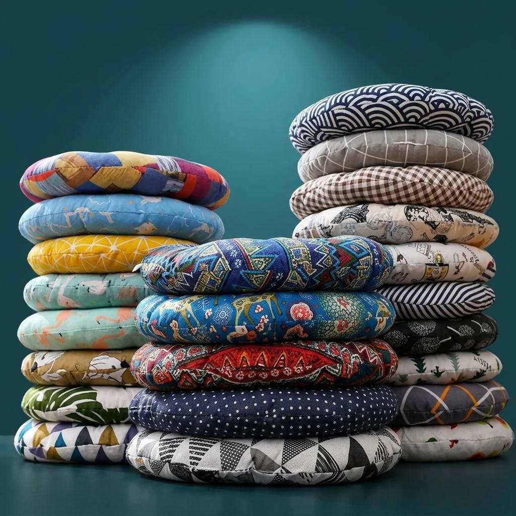 Round Cushion Office Chair Cushion Tatami Meditation Cushion Sofa Throw Pillows Yoga Floor Mat 30/40/45CM Seat Cushion