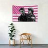 Dean  Sam Winchester MustHave American Flag Banner  Fun Flag Tapestry Versatile Home  Barbershop Decorative Supplies