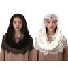 Delicate Lace Wedding Veil Breathable Material Wrinkles Resistant Design Easy To Style Bridal Accessory