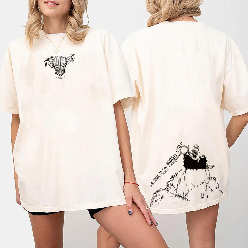 Hot Anime Japanese Bleach Oversized Graphic T-Shirt Men Women Y2k Short Sleeves Casual Loose High Quality Comfortable Female Male Clothing