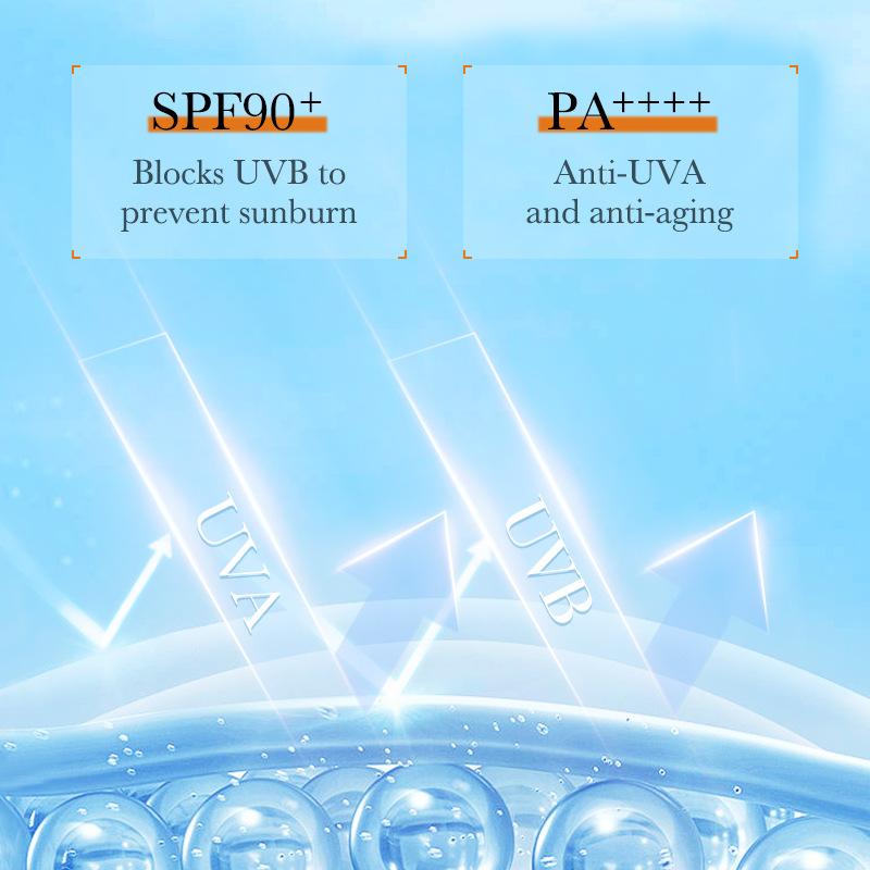 Spray Lotion Solaire SPF90+ PA++++ Aloe Vitamine E Hydratant Protection UV Solaire Corps 220ml