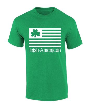 Mens St. Patrick's Day TShirt Irish American Saint Pattys Short Sleeve T-Shirt