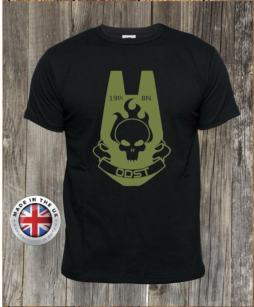 Halo t shirt ODST drop ship trooper black tshirt, unisex   ladies fitted 4XL