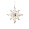 Cross-border Electroplated Christmas Tree Ornaments: Golden Snowflake & Reindeer Pendants