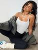2025 European & American Slim Fit Milk Silk Camisole: Summer Style Hot Girl Vest Top