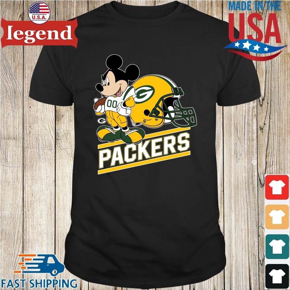 Футбольная футболка NFL Packers Микки Маус Дисней Размер S-5XL M
