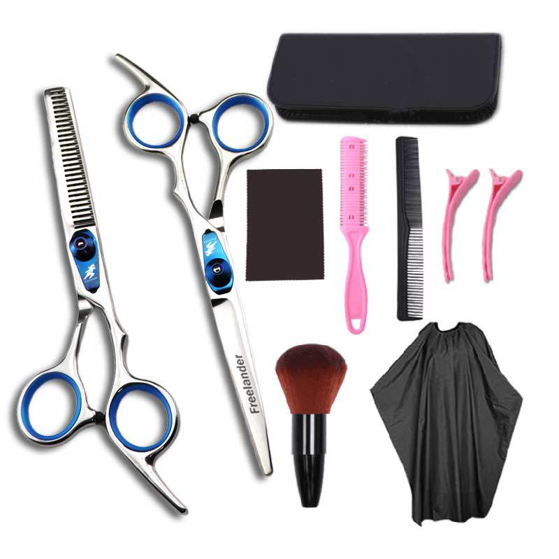 Hairdressing Scissors Set  6 Inch Hair Cutting Scissors Thinning Shears  Hair Cutting Styling Accessories Tools Kit For Barber S