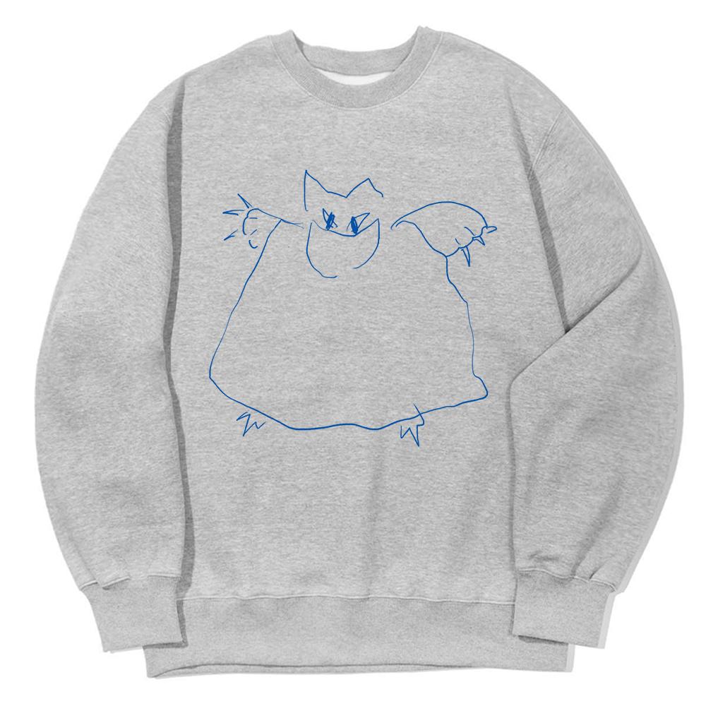 AWESOMEUS Big Cat Monster Sweat Shirts_3 Color