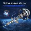 K96121 Briques de Construction de la Station Spatiale Orion, Jouet d'Assemblage de Modèle Aérospatial Bricolage Pour Enfants, Cadeau Créatif, Ornement de Décoration de Table et de Maison