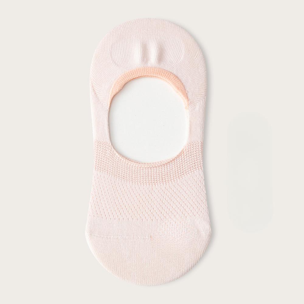 Women's Summer Thin New Cotton Invisible Socks Net Eye Shallow Mouth Antibacterial Boat Socks