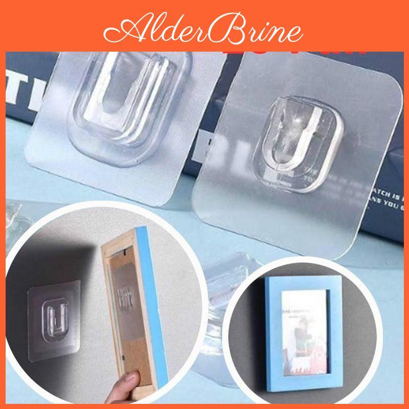 Magic 10 Socket Pairs Hooks Retainer Sticky Wall Hooks For Kitchen Bathroom