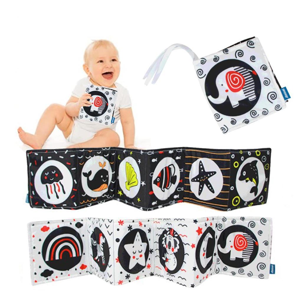 Buy High Contrast Babies BookBlack and White Soft Books for Babies