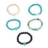Handmade Natural Stone Beads Bracelet With Elephant Charm 8MM Elastic Designs Wrist Chain For Good Luck And Protect