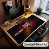 Large Mouse Pad Brentford Football Print Custom Name Text Desk Mat for Office Gaming