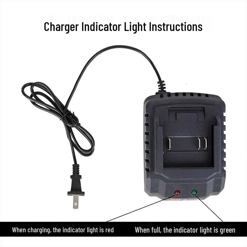 Youlite Brushless Electric Tool Set: Wrench, Angle Grinder, Hammer, and Lithium Battery Charger.