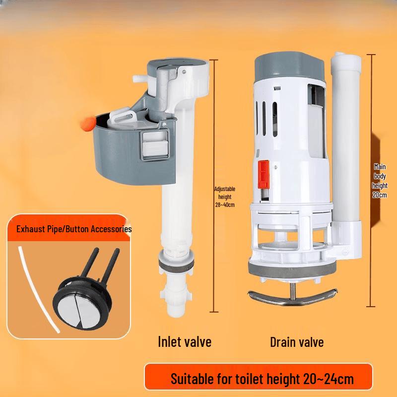 Toilet Tank Drain and Fill Valve Kit