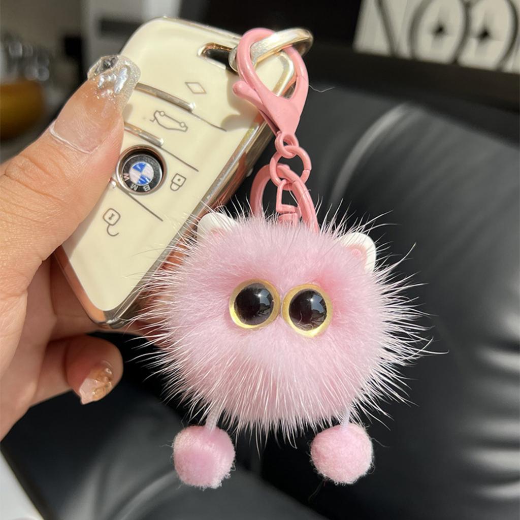 Briketler Araba Anahtarlık Kolye Peluş Top Kolye