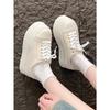 8CM Patent Microfiber Leather Synthetic Platform Wedge Breathable Pumps Summer Chunky Heels Mary Jane Slippers Shoes