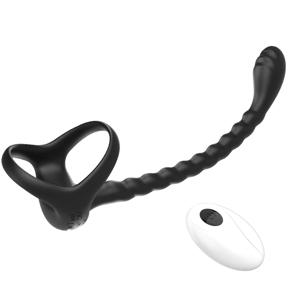 Butt Plug Cock Ring for Men Prostate Massager Vibrator Silicone Penis Ring Woman Gay Dildo for Anal Vibrators Sex Shop Toys 18+