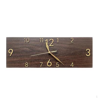 Rustikale Wanduhr Bauernhausdekor Kunst Handgefertigt Retro Rechteckige Uhr zum Aufhängen für Zuhause