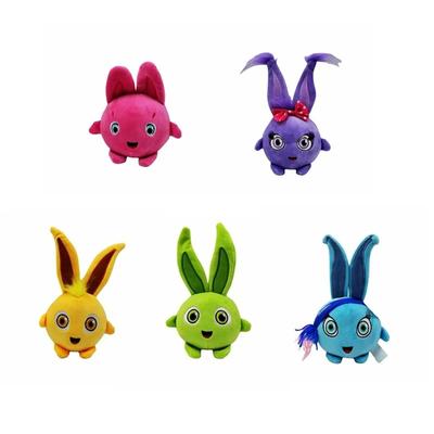 5 Stücke Weiche Kuscheltiere Sunny Bunnies Plüschtiere Kinder Glückliche Kaninchen Schlafen Cartoon Spielzeug Für Kinder Geburtstagsgeschenke