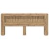 Headboard Cabinet with Storage Artisan Oak Wood Material