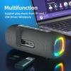 20W Wireless Bluetooth Speaker EBS608 Hifi Boombox Bluetooth 5.3 Powerful Bass RGB LED Light TF Card USB disk Play Long Playback Time for Music