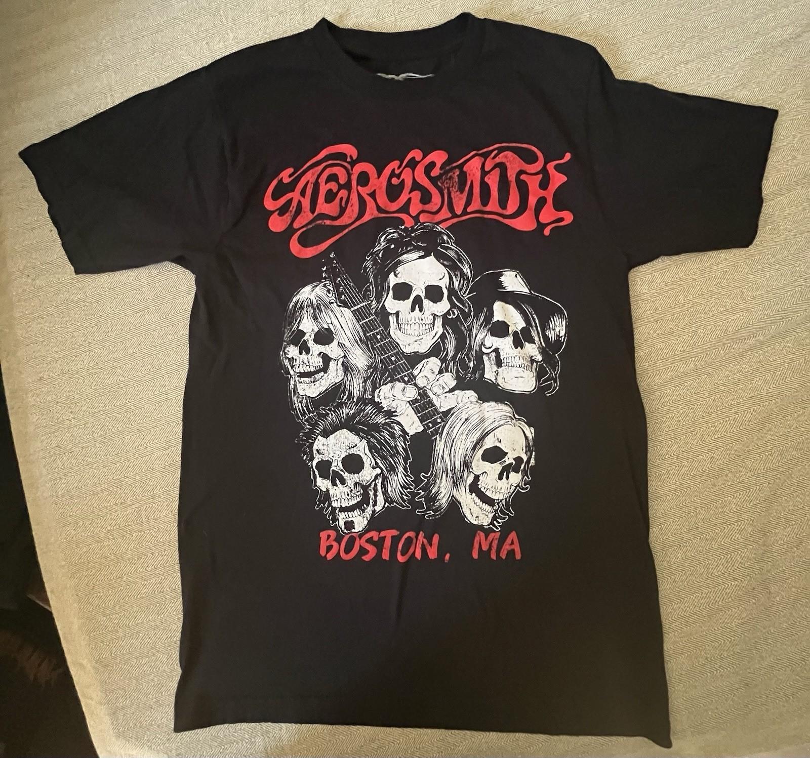 Aerosmith Boston MA Tee American Rock Shirt YH240 S
