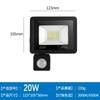 LED Floodlights With Motion Sensor Waterproof Outdoor Led Spotlight Garden Garage Street Wall Lamp 220V 100W 50W 30W 20W 10W
