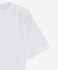 Basic House Women'S V-Neck Stretch Slim Fit Short Sleeve T-Shirt White Lats0204 (A Type)
