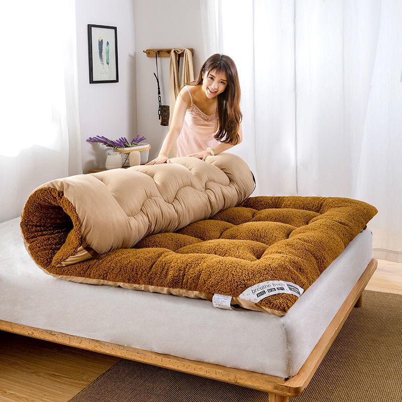 Thickened Lamb Velvet Soft Mattress Non-slip Foldable Student Dormitory Sleeping Pad