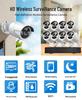 Jiuan Yishi Wireless HD Waterproof Surveillance Kit - 4/8/16 Channels