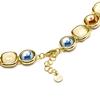 Collier - Luxenter - Mante - Or Jaune 18K - Cristal Multicolore - 42 Cm + 3 Cm D'extension