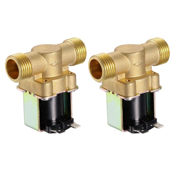 Válvula Solenoide Eléctrico De Latón AC220V G1//2/" 232 PSI AIRE COMPRESOR normalmente abierto