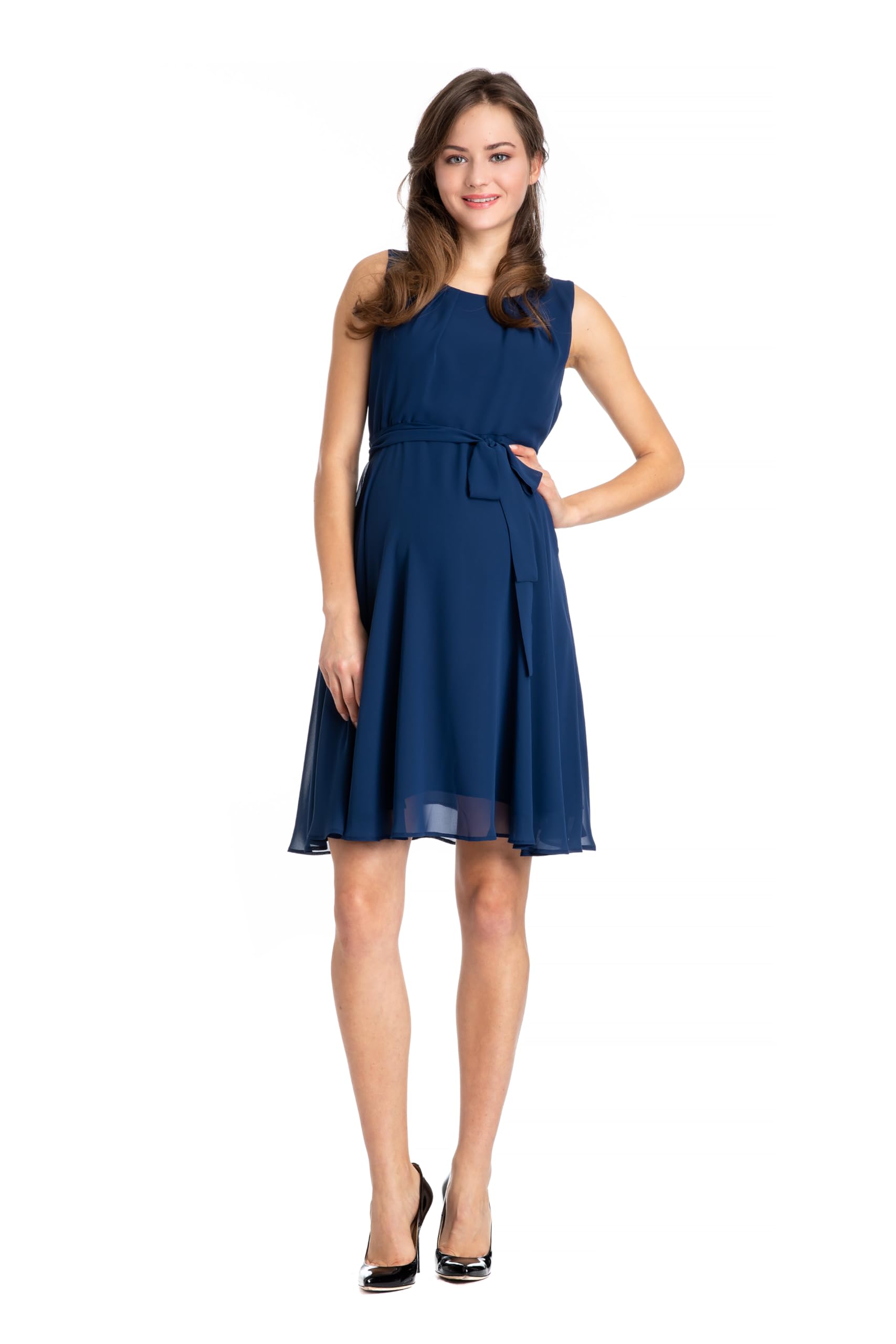 

Casual Party Dress Maternity Dress AG0028 TAMIGI [Pietro Brunelli] Women s синій