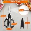 Kitchen Scissors Heavy Duty Premium Sharp Kitchen Shears  with Strong Stainless Steel Blades Multi Purpose Cooking Scissors