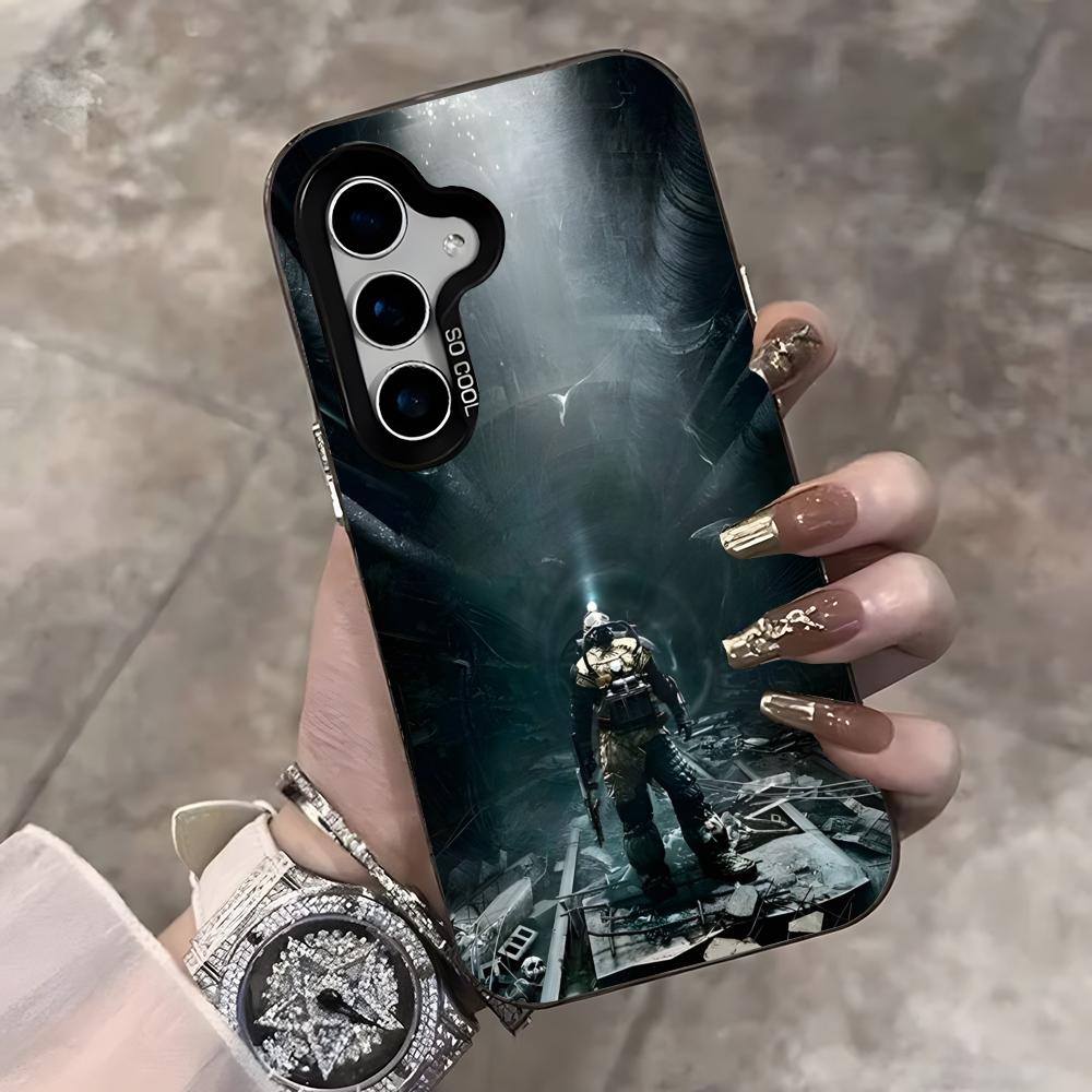 

Чохол для телефону Metro 2033 Для Samsung S25 Ultra S23 S22 S21 S20 Ultra Plus S24 Fe A54 A55 Колір Сріблястий Обкладинка Samsung S25 Ultra