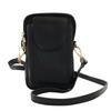 Bolso de Hombro Pequeño para Teléfono Móvil RSINC para Mujer y Hombre con Billetera para Colgar, Bolso de Cuero para Mujer, Diseñador, Correa Ajustable | Bolso de Cuero Negro
